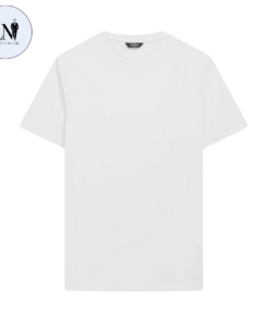 White Organic Cotton Crew Neck T-Shirt