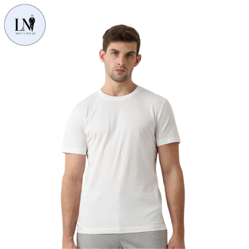 White Organic Cotton Crew Neck T-Shirt