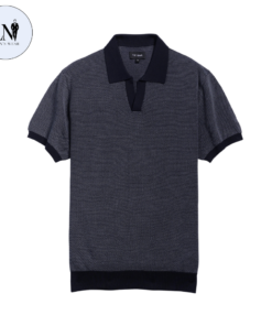 Birdseye Sweater Navy Polo